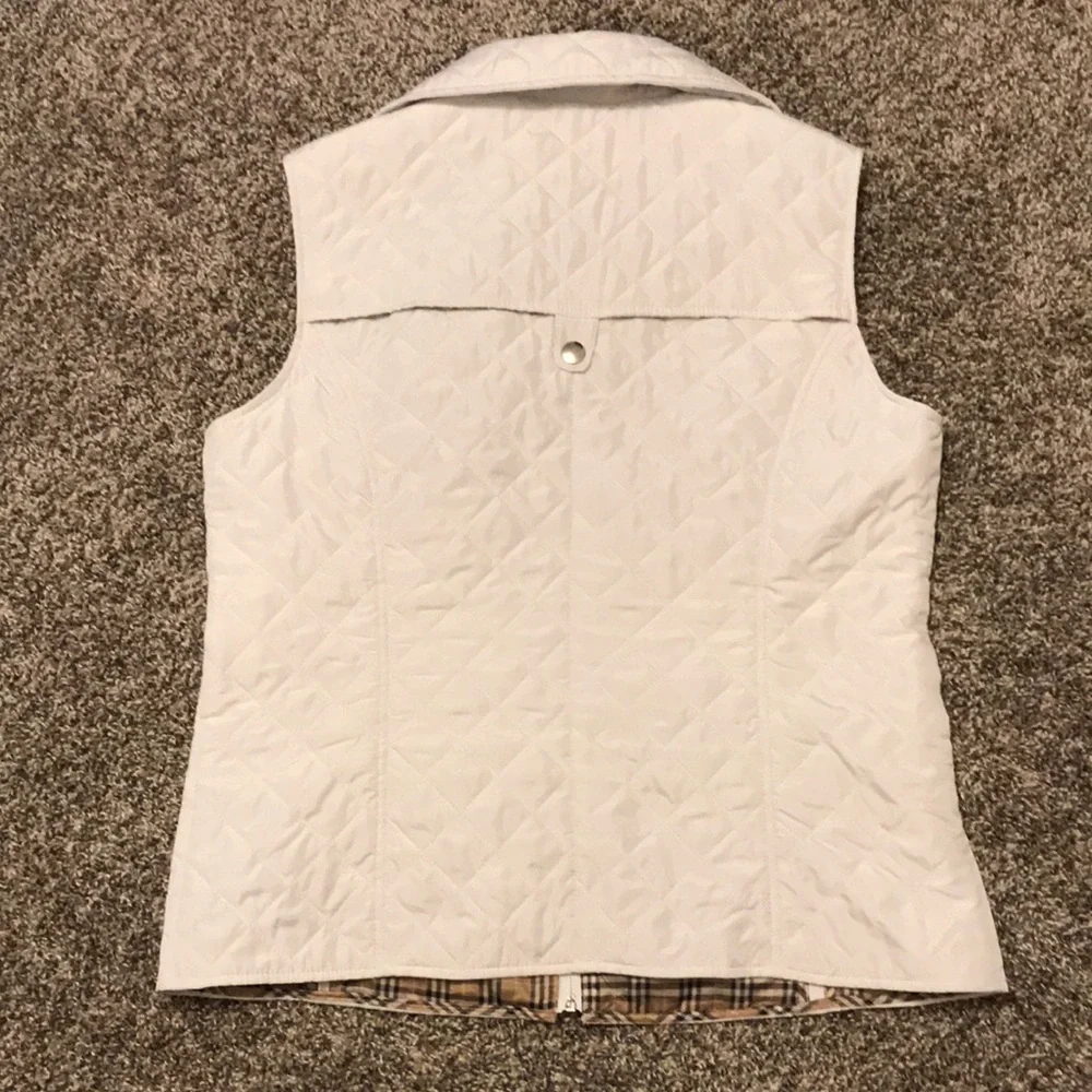 Peck & Peck zippered vest size Large